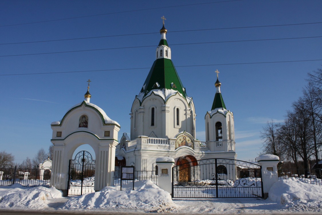 Церковь Преображения Господня (новая), Запрудня (Талдомский городской округ и г. Дубна, Московская область). фасады