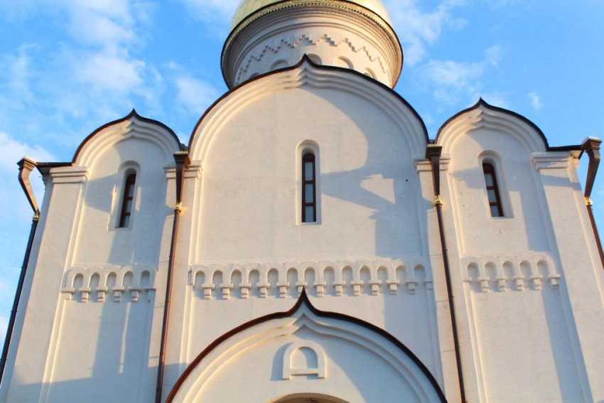 Церковь Успения Пресвятой Богородицы, Богородское, посёлок (Сергиево-Посадский городской округ, Московская область). архитектурные детали, Фрагмент северного фасада