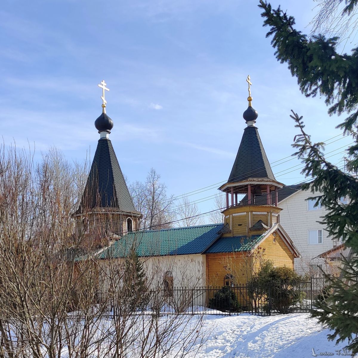 Церковь Сергия Радонежского, Богородское, посёлок (Сергиево-Посадский городской округ, Московская область). фасады