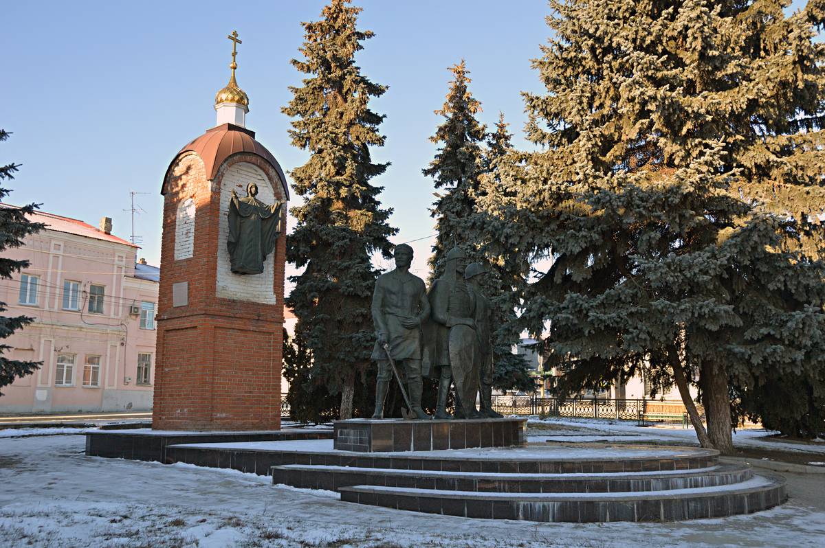 фасады. Часовня-памятник в честь 850-летия Ельца, Елец (Елецкий район и г. Елец, Липецкая область)