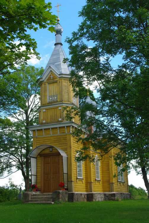 Церковь Николая Чудотворца, Риебини (Прейльский край, Латвия). фасады