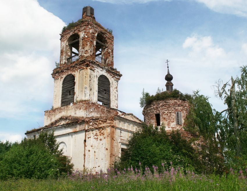 Церковь Преображения Господня, Карамышево (Сандовский район, Тверская область). фасады