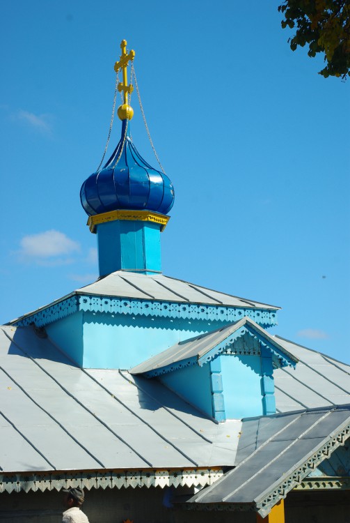 Церковь Николая Чудотворца Гривская, Даугавпилс (Даугавпилс, город, Латвия). архитектурные детали, Крест на храме.