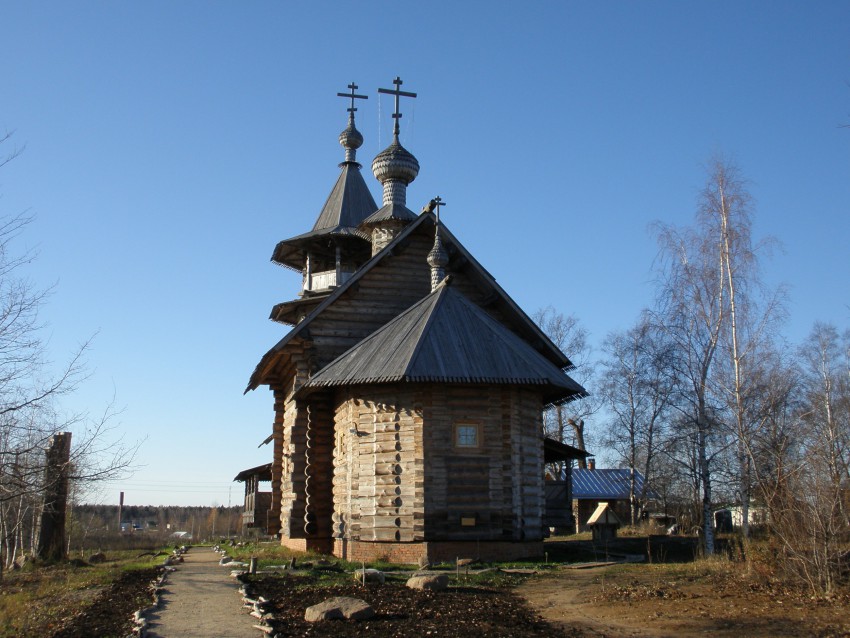 Церковь Благовещения Пресвятой Богородицы (новая), Благовещенье (Сергиево-Посадский городской округ, Московская область). фасады, Вид с востока