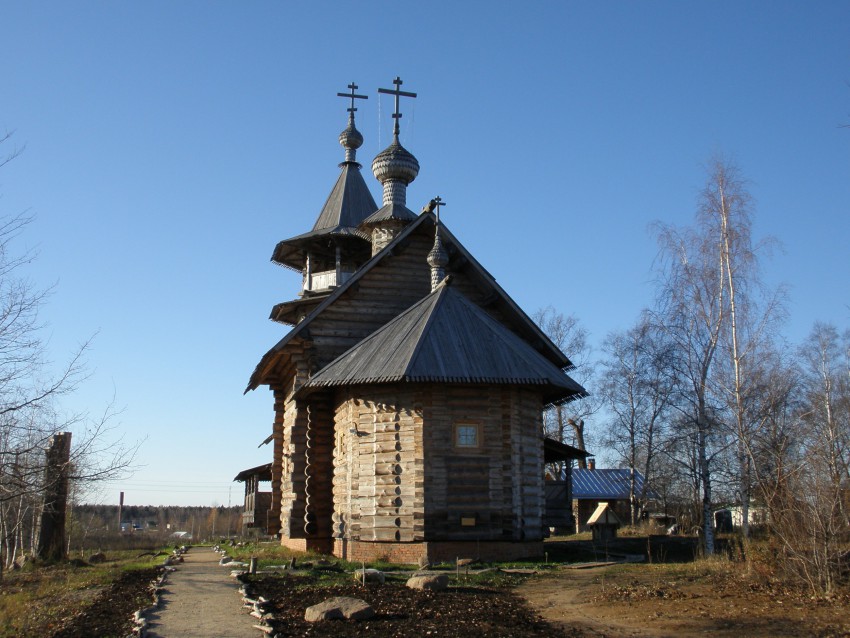 Благовещенье. Церковь Благовещения Пресвятой Богородицы (новая). фасады, Вид с востока