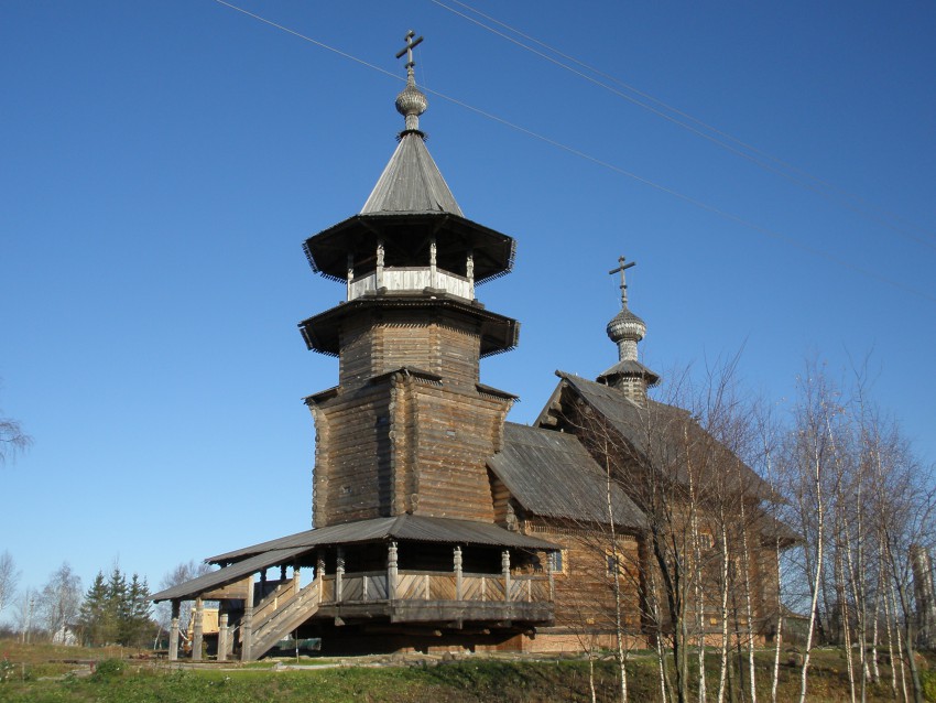 Церковь Благовещения Пресвятой Богородицы (новая), Благовещенье (Сергиево-Посадский городской округ, Московская область). фасады, Вид с юго-запада