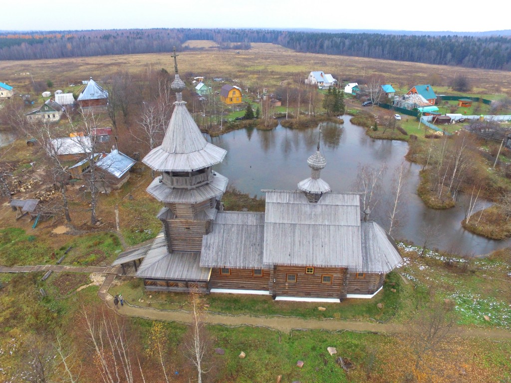 Церковь Благовещения Пресвятой Богородицы (новая), Благовещенье (Сергиево-Посадский городской округ, Московская область). фасады, Вид с юга