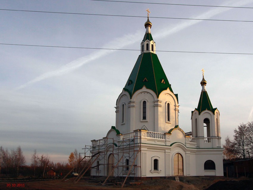 Церковь Преображения Господня (новая), Запрудня (Талдомский городской округ и г. Дубна, Московская область). фасады
