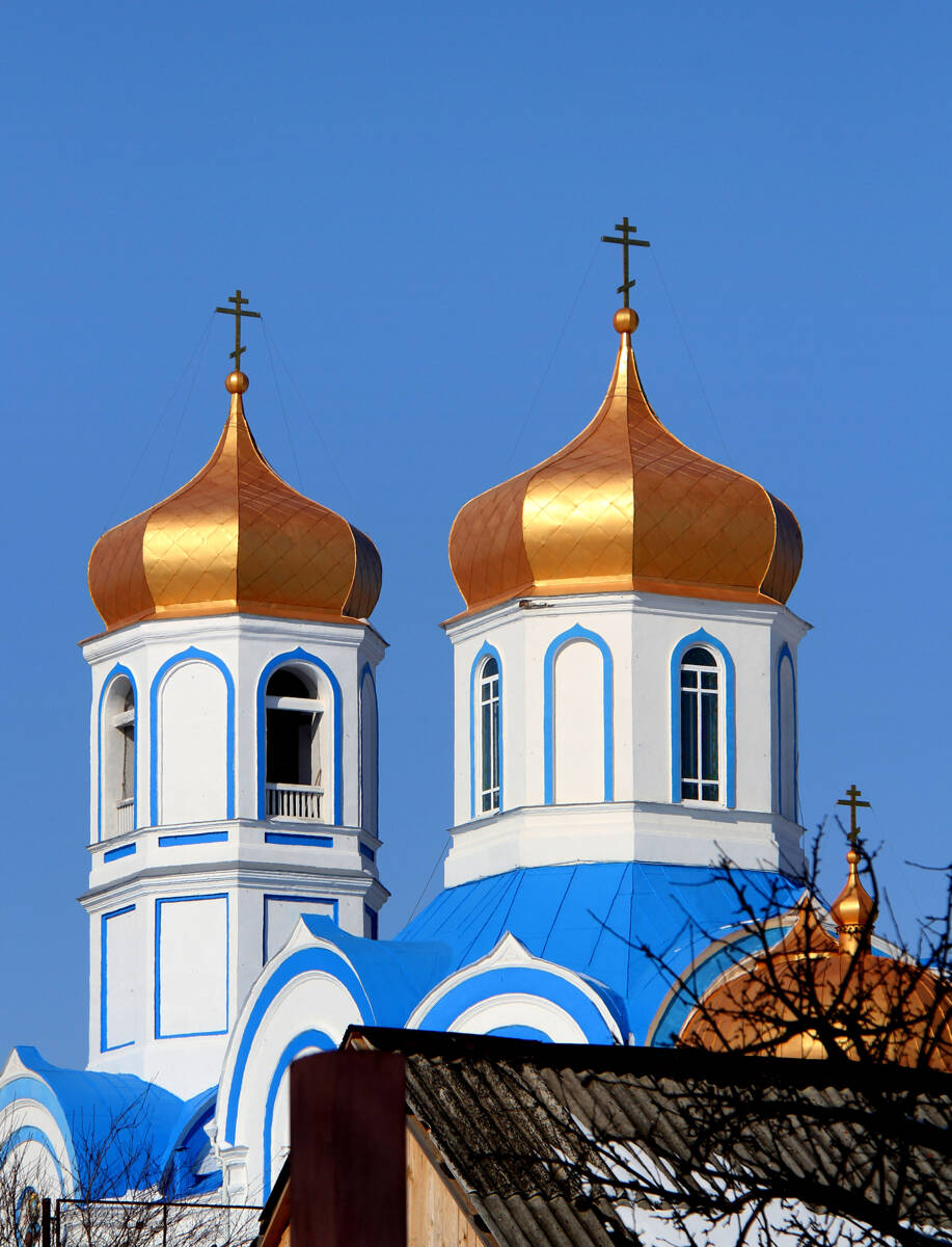 Покровский Александро-Невский женский монастырь. Собор Александра Невского, Колывань (Колыванский район, Новосибирская область). архитектурные детали, Завершение собора