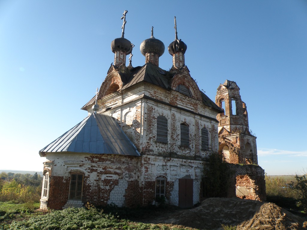 Церковь Зачатия Иоанна Предтечи, Прудищи (Спасский район, Нижегородская область). фасады