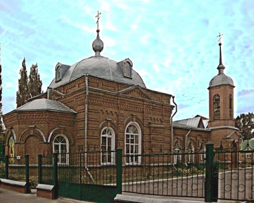 Церковь Серафима Саровского на Цыганском бугре, Курск (Курск, город, Курская область). общий вид в ландшафте