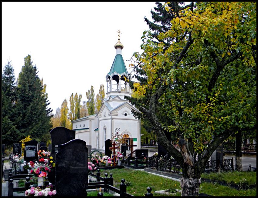 Курск. Церковь Лазаря Четверодневного на старой территории Северного кладбища. общий вид в ландшафте