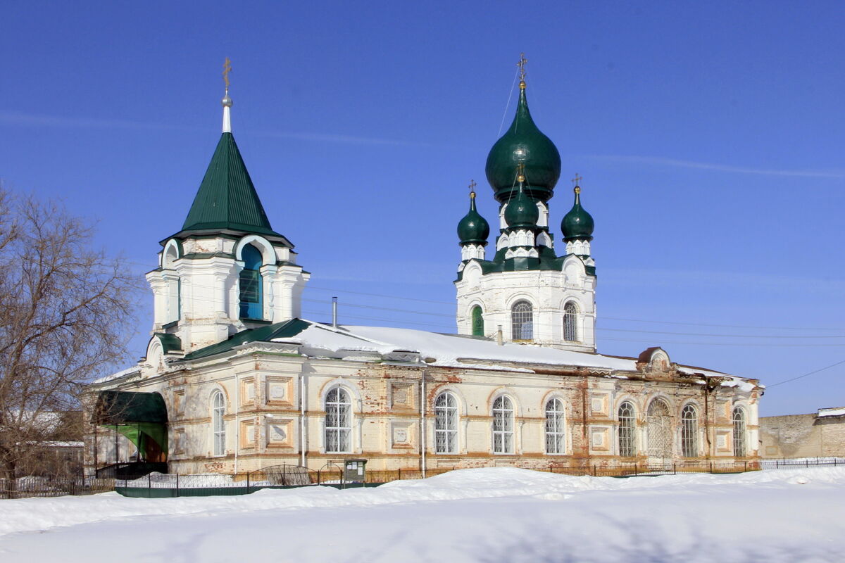 Церковь Космы и Дамиана, Каракша (Яранский район, Кировская область). фасады, Вид с юго-запада.
