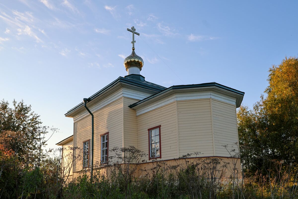 Церковь Рождества Иоанна Предтечи, Марилово (Чёрная Грязь) (Холмогорский район, Архангельская область). фасады