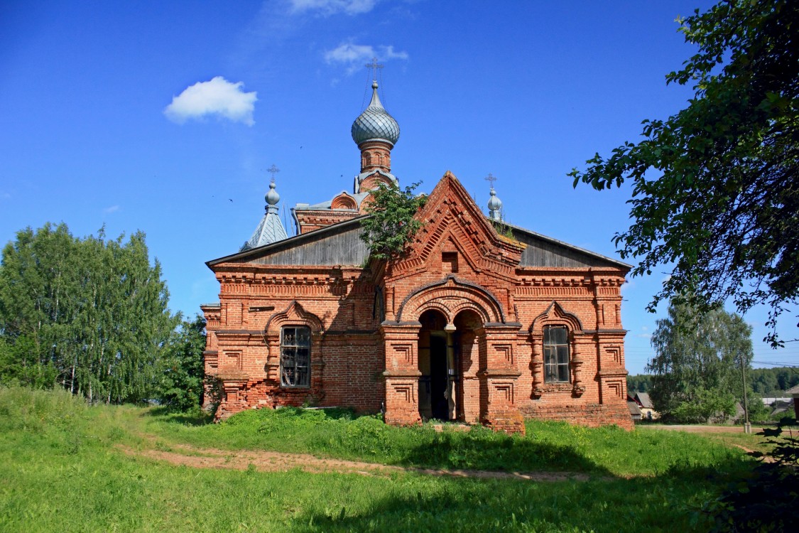 Ныр. Церковь Иоанна Златоуста. фасады, Вид с запада