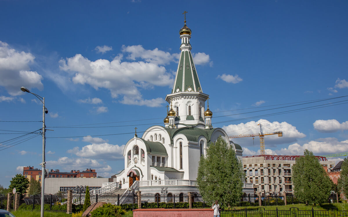 Церковь Александра Невского у Верхнего пруда, Калининград (Калининградский городской округ, Калининградская область). фасады, Вид с юго-запада
