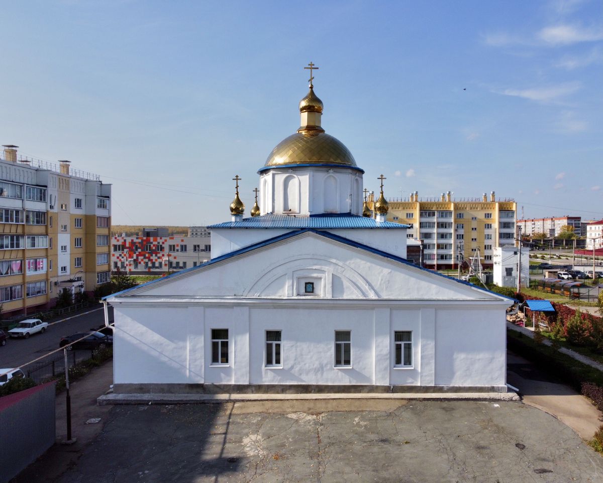 Церковь Иверской иконы Божией Матери, Миасское (Красноармейский район, Челябинская область). фасады, Восточный фасад