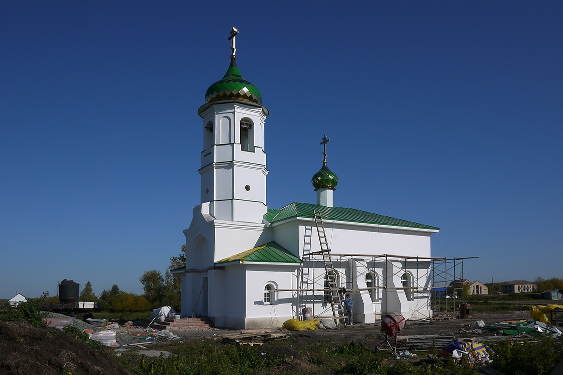 Попово. Церковь Митрофана Воронежского. документальные фотографии, Восстановление храма близится к завершению