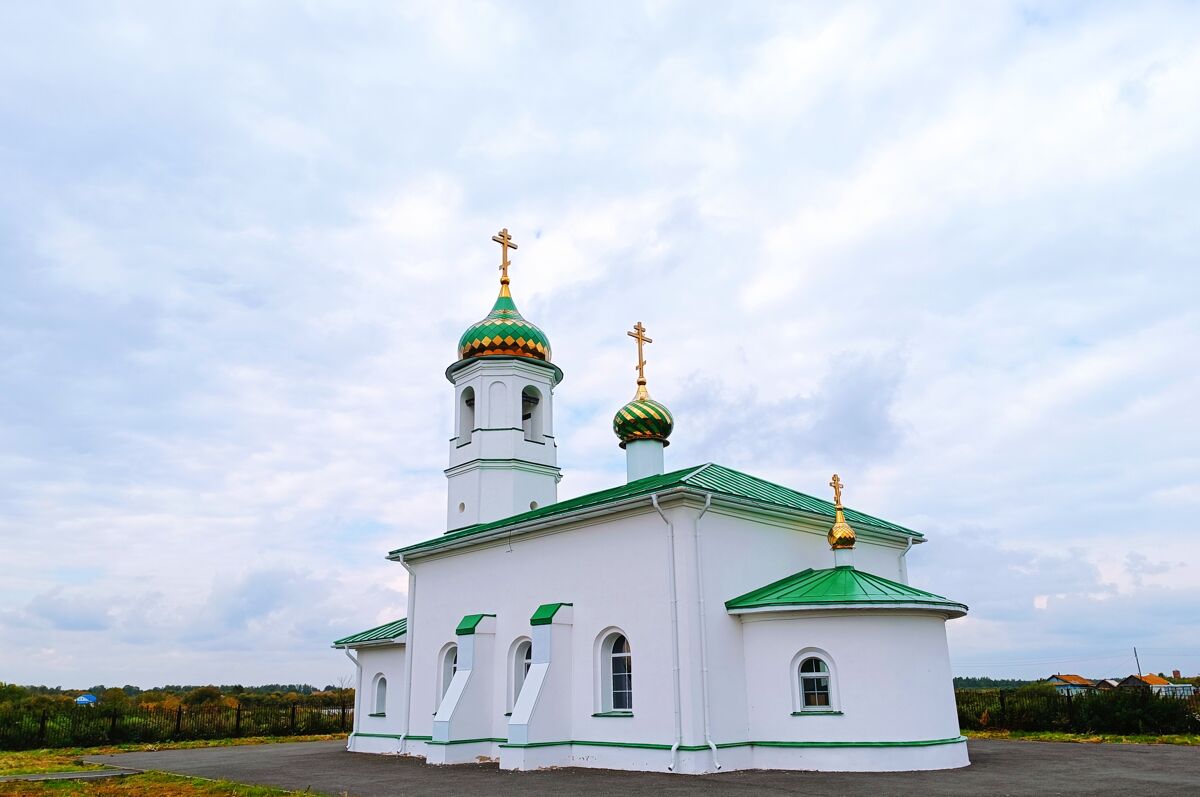 Церковь Митрофана Воронежского, Попово (Красноармейский район, Челябинская область). фасады