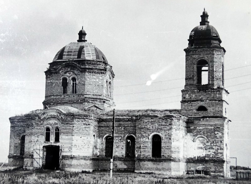 Церковь Покрова Пресвятой Богородицы, Кирды (Красноармейский район, Челябинская область). архивная фотография, Фото советского периода из частного архива