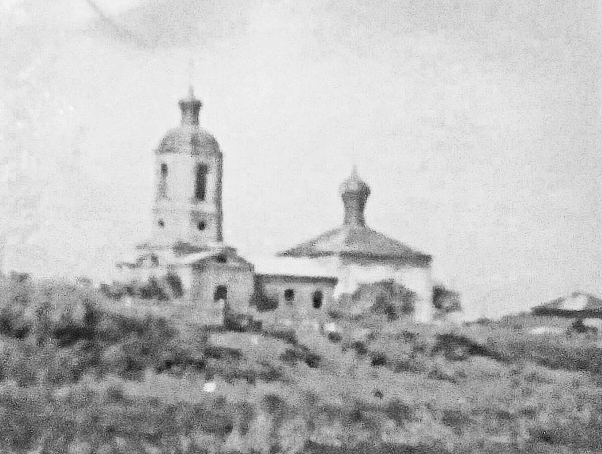 Церковь Михаила Архангела, Феклино (Красноармейский район, Челябинская область). архивная фотография, Фото советского периода из частного архива