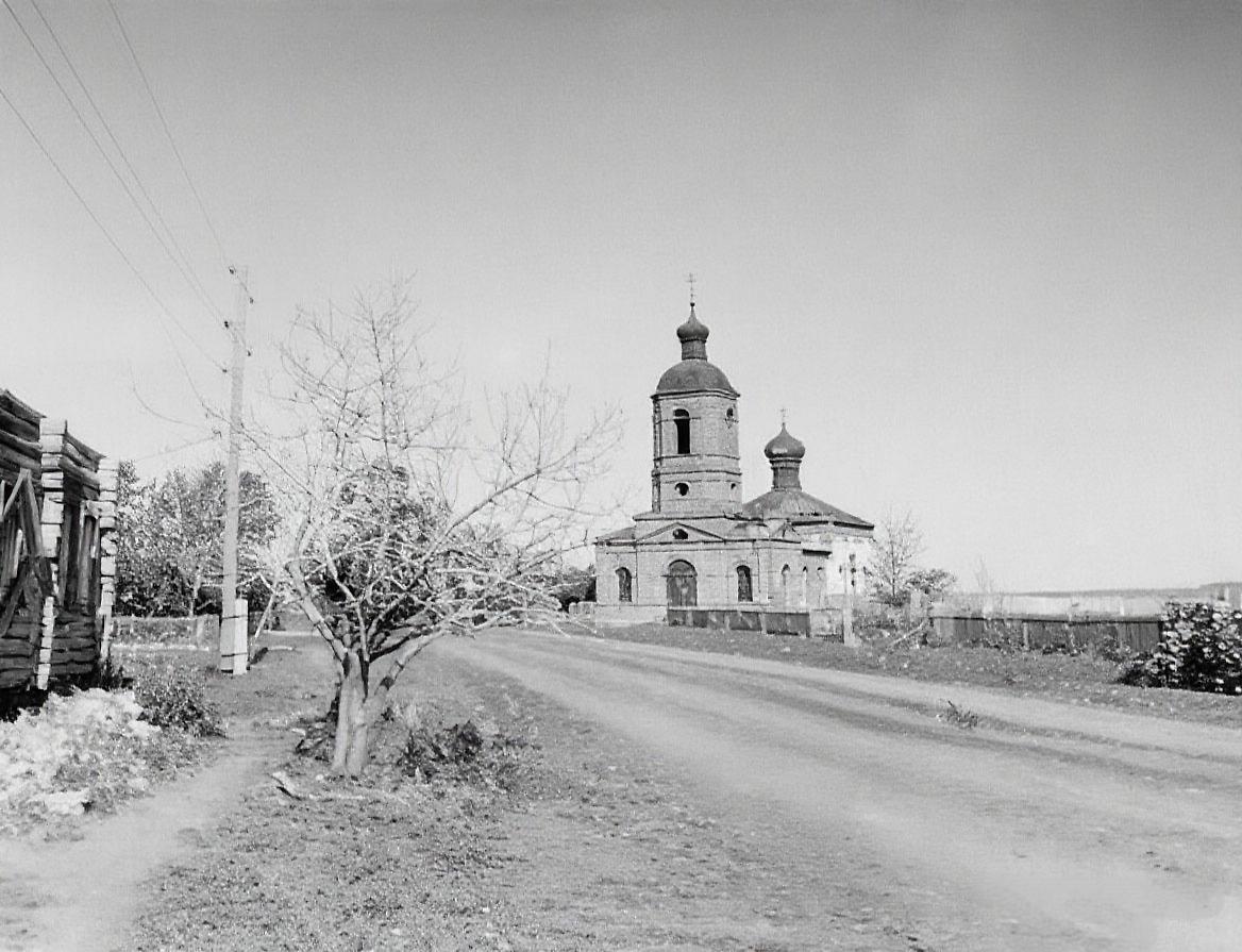 Фото советского периода, архивная фотография. Церковь Михаила Архангела, Феклино (Красноармейский район, Челябинская область)