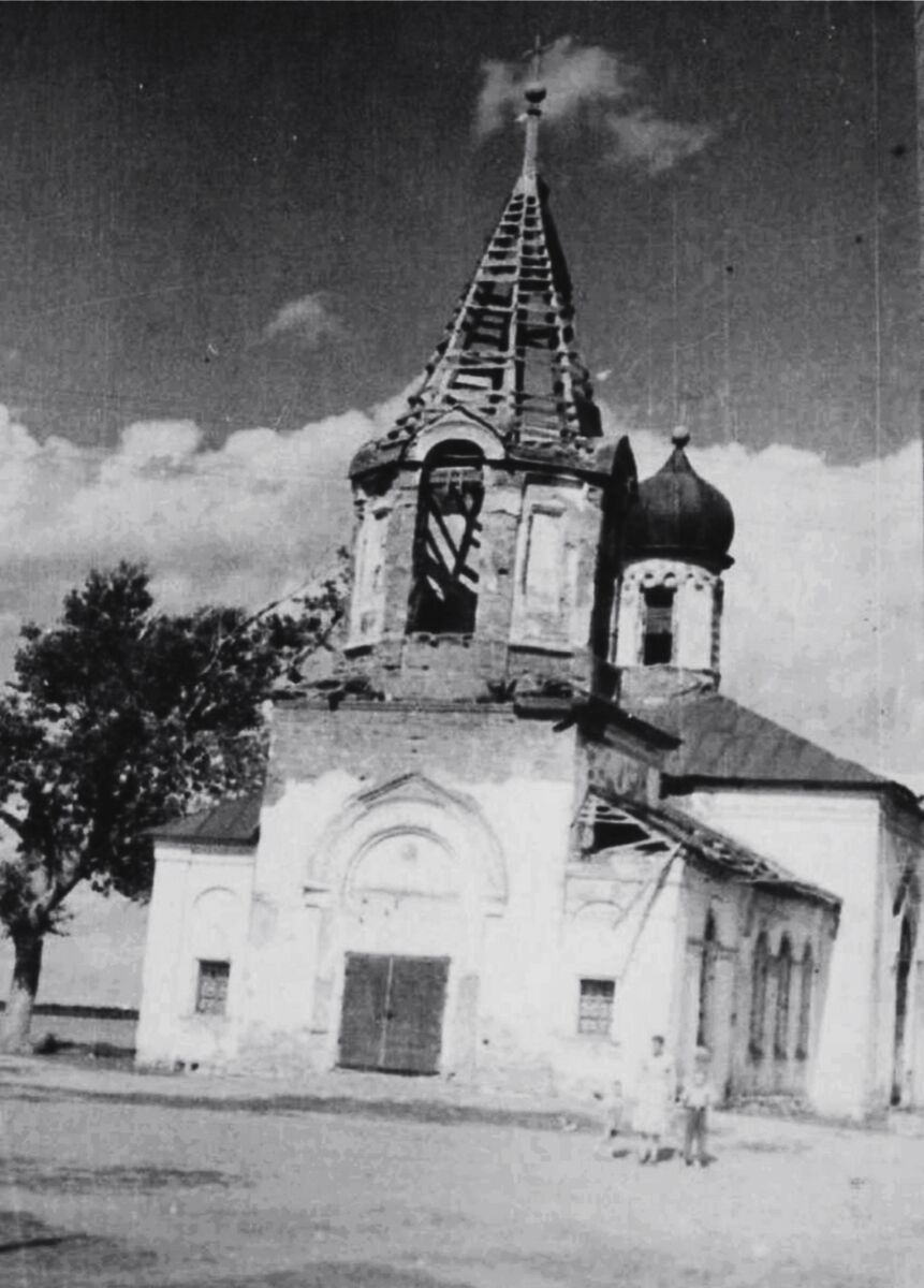 Церковь Димитрия Солунского, Алабуга (Красноармейский район, Челябинская область). архивная фотография, Фото 1940-х годов