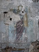 Церковь Спаса Преображения, Одна из двух частично сохранившихся фресок<br>, Тавранкуль, Красноармейский район, Челябинская область