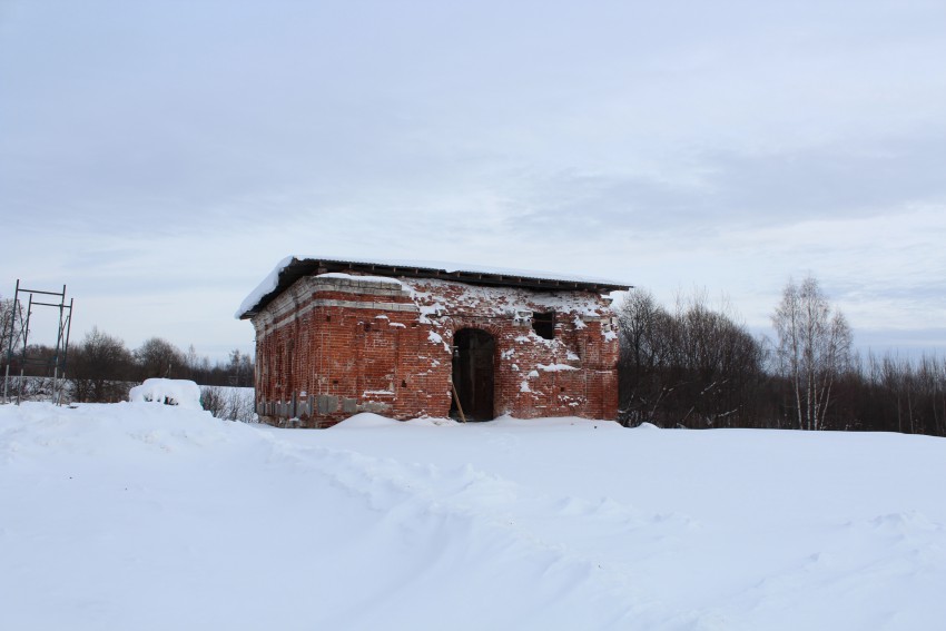 Церковь Спаса Всемилостивого, Гагино (Сергиево-Посадский городской округ, Московская область). документальные фотографии, Вид с северо-запада
