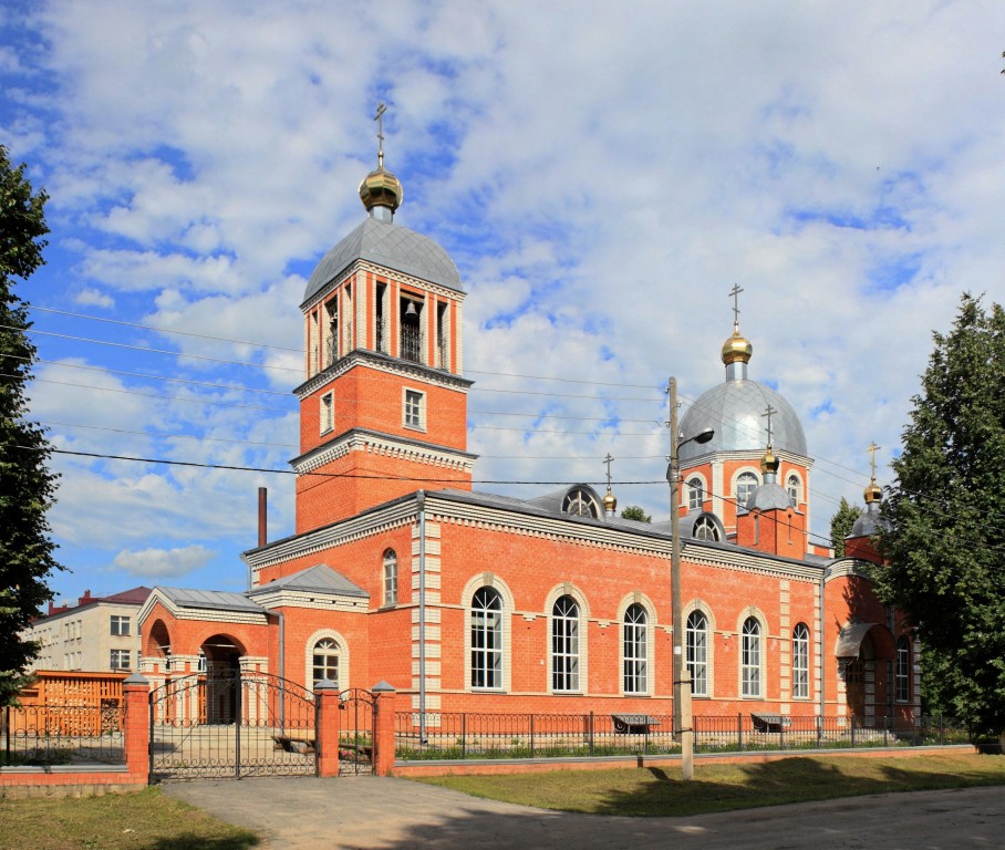 Тужа. Церковь Воскресения Христова (новая). фасады, Вид с юго-запада