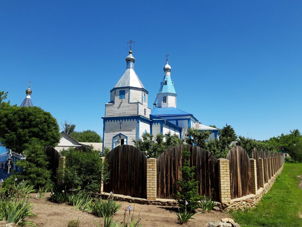 Покровский мужской монастырь. Церковь Покрова Пресвятой Богородицы, Верхнемакеевка (Кашарский район, Ростовская область). фасады, Для заглавного фото
