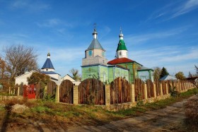 Верхнемакеевка. Покровский мужской монастырь. Церковь Покрова Пресвятой Богородицы