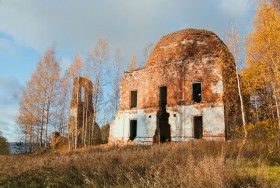 Благовещение, остров. Ворбозомский Зосимов Благовещения Пресвятой Богородицы монастырь. Церковь Благовещения Пресвятой Богородицы