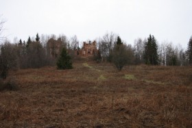 Пугорка, урочище. Церковь Преображения Господня