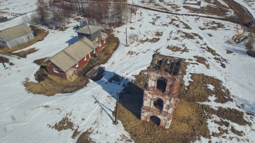 Храмовый комплекс Нокольского погоста, Морщихинская (Нокола) (Каргопольский район, Архангельская область). общий вид в ландшафте
