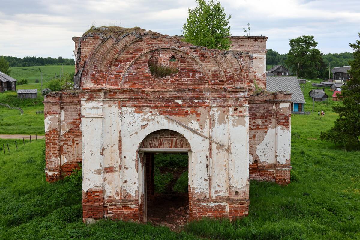 Церковь Рождества Пресвятой Богородицы, Прошково (Городок) (Онежский район, Архангельская область). фасады