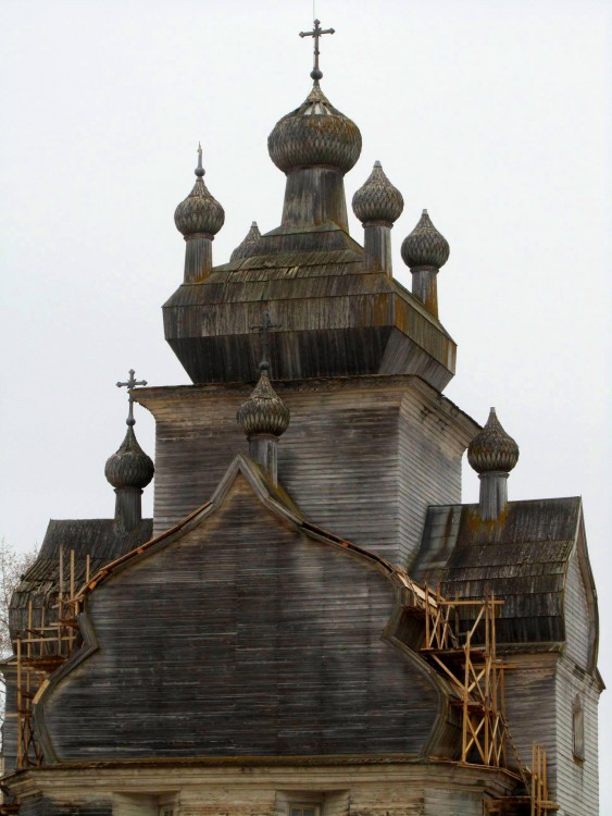 Посад (Турчасово). Церковь Спаса Преображения. фасады, венчания, вид с востока