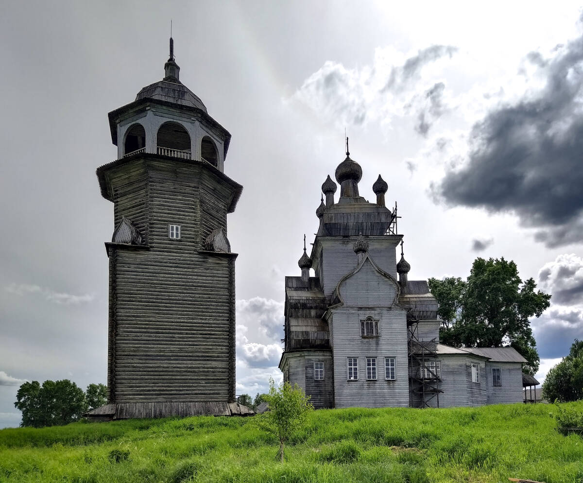 Церковь Преображения Господня, Посад (Турчасово) (Онежский район, Архангельская область). фасады