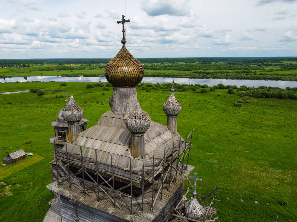 Церковь Преображения Господня, Посад (Турчасово) (Онежский район, Архангельская область). архитектурные детали