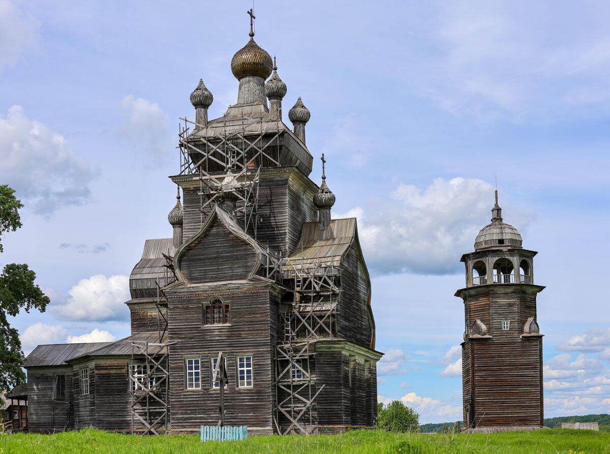 Церковь Преображения Господня, Посад (Турчасово) (Онежский район, Архангельская область). фасады