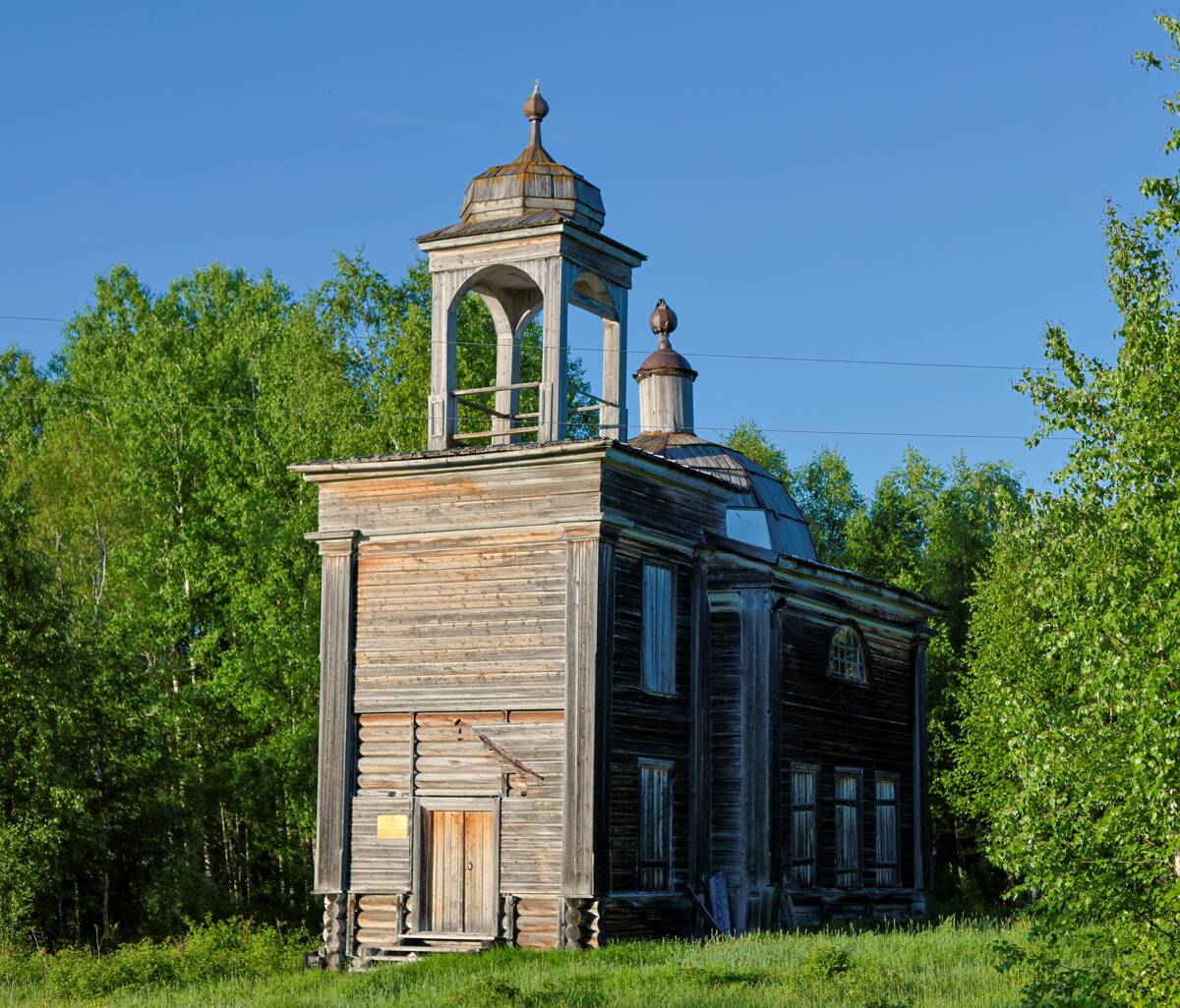 Церковь Кирика и Иулитты, Канзапельда (Давыдовская) (Онежский район, Архангельская область). фасады