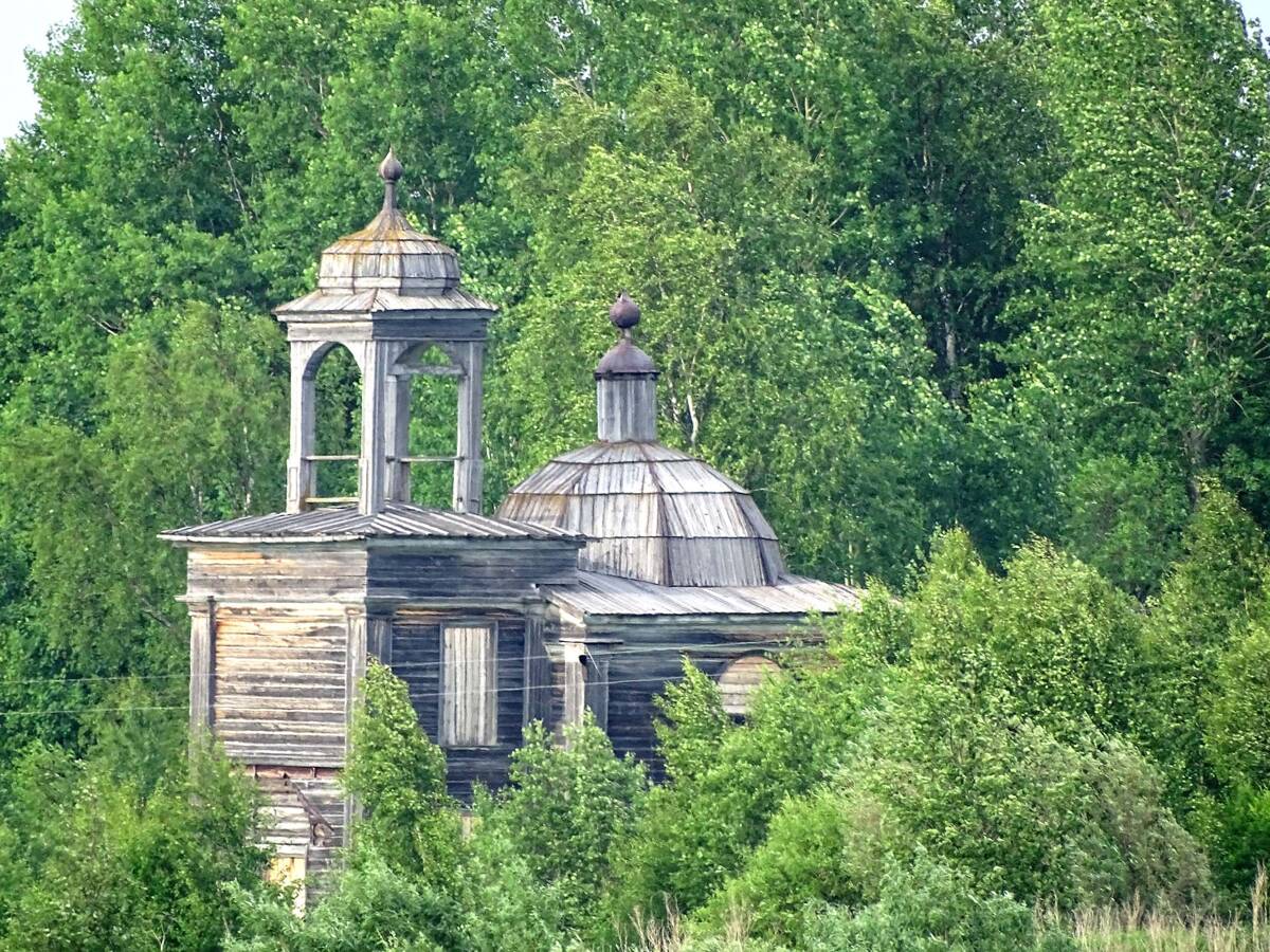 Церковь Кирика и Иулитты, Канзапельда (Давыдовская) (Онежский район, Архангельская область). фасады