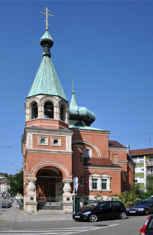 Штутгарт. Церковь Николая Чудотворца. фасады