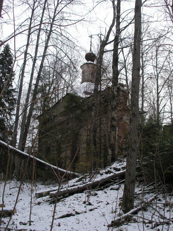 Никола-Вохтома, урочище. Церковь Николая Чудотворца. общий вид в ландшафте