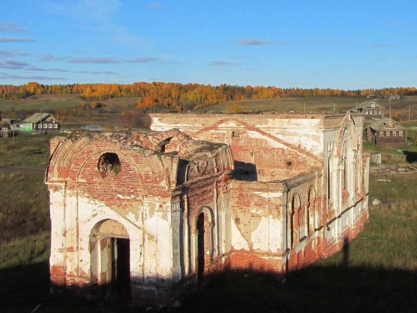 Прошково (Городок). Церковь Рождества Пресвятой Богородицы. фасады, вид с запада