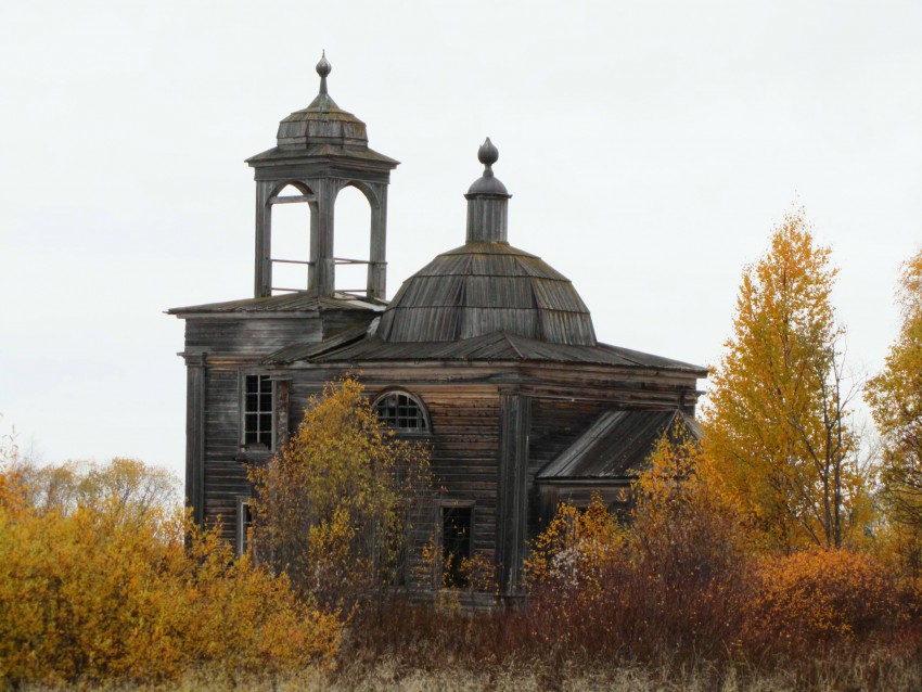 Канзапельда (Давыдовская). Церковь Кирика и Иулитты. фасады, вид с юго-востока
