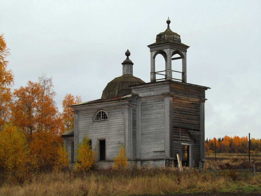 Канзапельда (Давыдовская). Церковь Кирика и Иулитты. фасады, вид с северо-запада