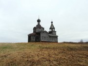 Церковь Троицы Живоначальной, вид с северо-востока<br>, Мондино, Онежский район, Архангельская область