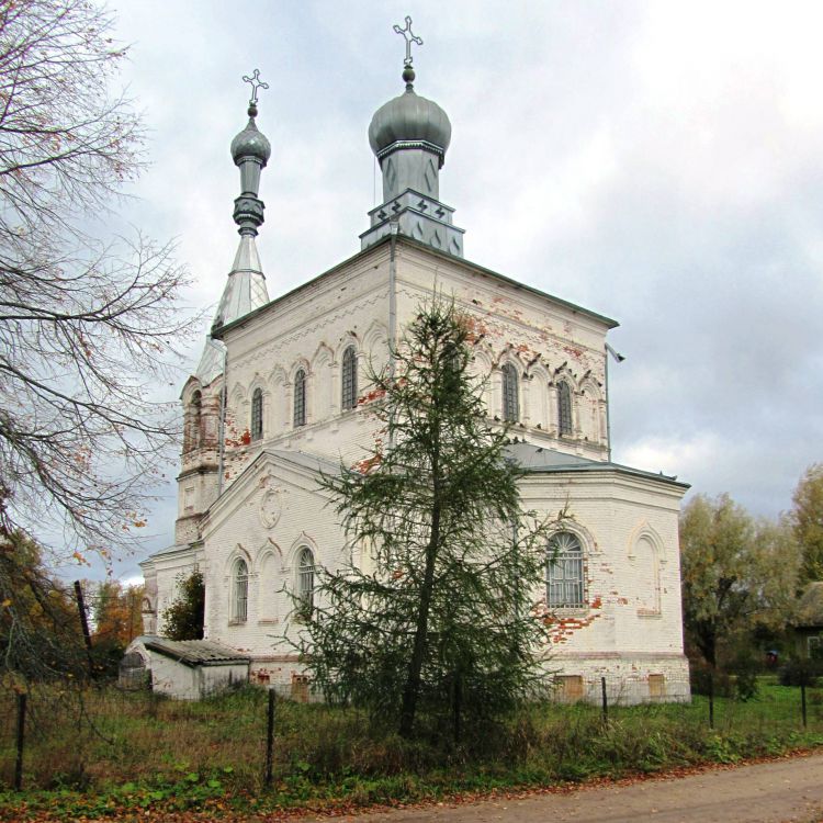 Алексейково. Церковь Александра Невского. фасады, вид с юго-востока
