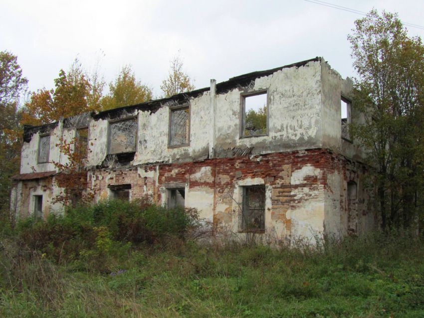 Большое Восное. Церковь Троицы Живоначальной. фасады, вид с юго-запада